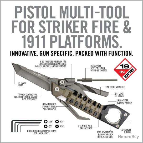 REAL AVID OUTIL MULTIFONCTION PISTOLET