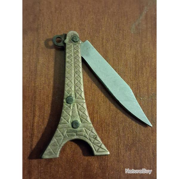PETIT COUTEAU MINIATURE TOUR EIFFEL -VINTAGE - COLLECTION