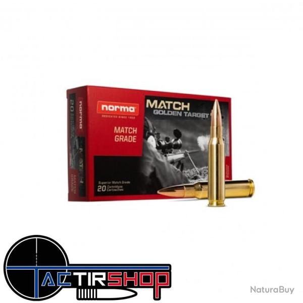 Munitions Norma Golden Target Match .300 Win Mag 14.3G / 220g boite de 20