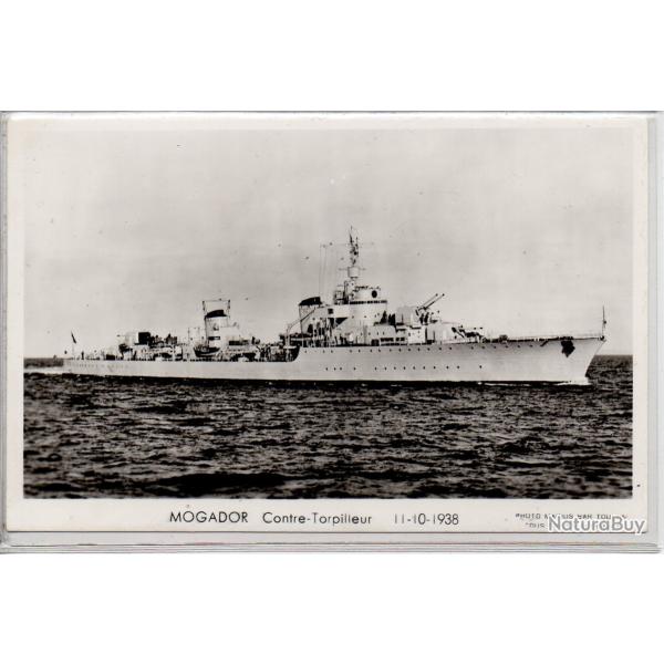 CPA - Marine de Guerre  - MOGADOR Contre Torpilleur 11-10-1938  N�1105