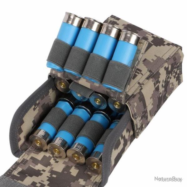 Porte-cartouches 25 emplacements calibre 12 - camouflage acu - LIVRAISON GRATUITE