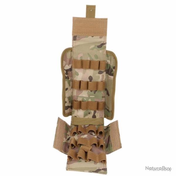 Porte-cartouches 25 emplacements calibre 12 - camouflage cp - LIVRAISON GRATUITE