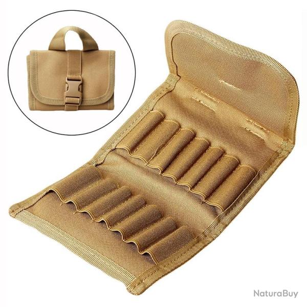 Porte-munitions 14 emplacements - calibre .308 .30-06 7.62, etc - kaki - LIVRAISON GRATUITE