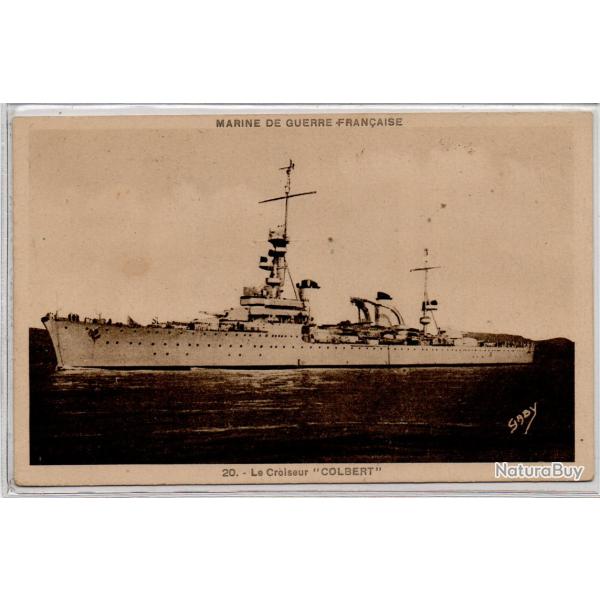 CPA - Marine de Guerre  -  Le Croiseur " COLBERT "   N�1112