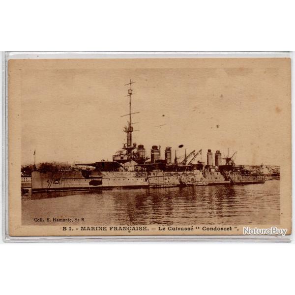 CPA - Marine de Guerre  - Le Cuirasse  " Condorcet " N�1113
