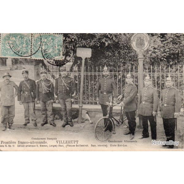 CPA -  FRONTI�RE FRANCO-ALLEMANDE VILLERUPT  N�1118