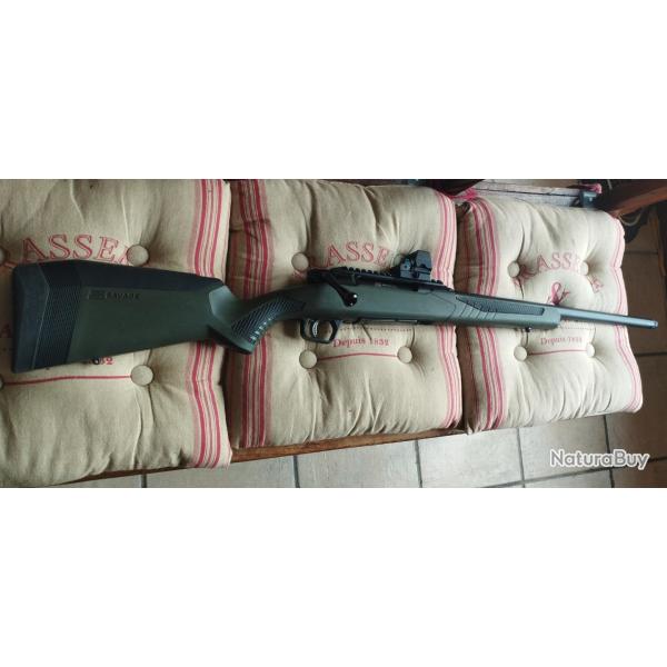 carabine lineaire SAVAGE IMPULSE cal 30.06 (quasiment neuve, 6 balles tir�es reglage point rouge)