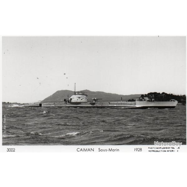 CPA - Marine de Guerre - Sous - Marin  " CAIMAN " 1928 N�1121