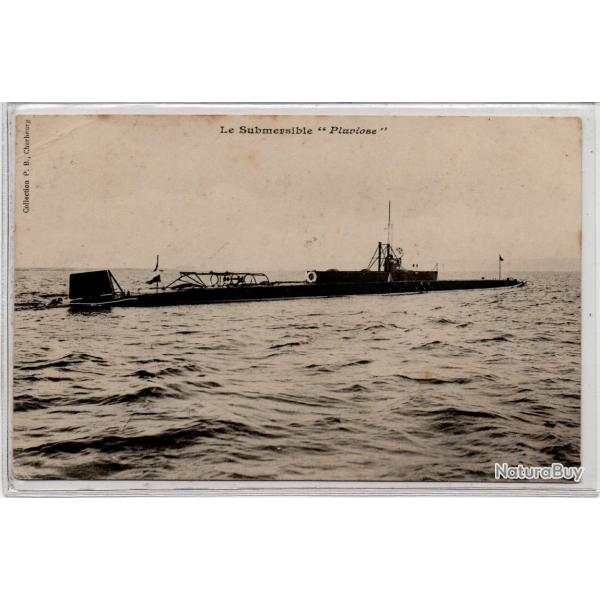 CPA - Marine de Guerre - Le Submersible " Pluviose " N�1122