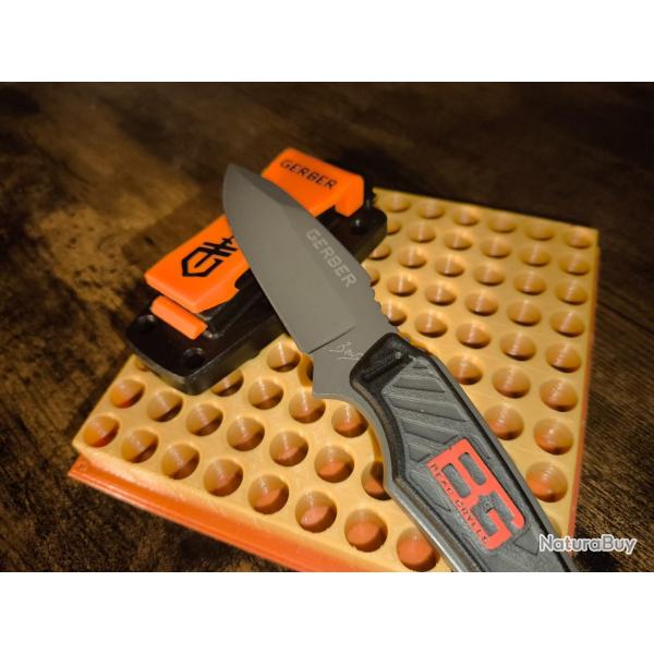 Couteau fixe destination "survie" du c�l�bre Bear Grylls