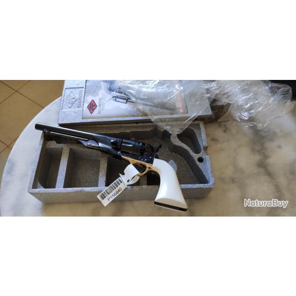 Rplique PIETTA 1860 Army Acier Ivoirine Cannel cal 44