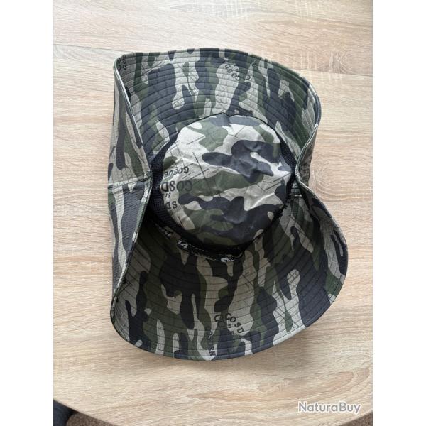 Chapeau camouflage type bush hat