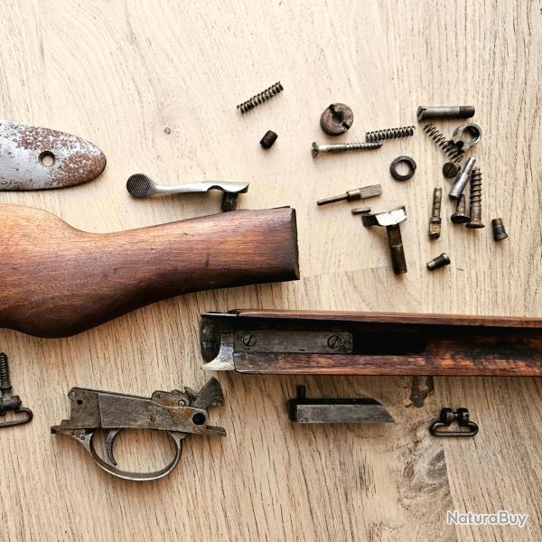 Lot de pices pour fusil Pratic cal. 16 type simplex