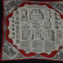 MOUCHOIR D'INTRUCTION MILITAIRE N&deg;8-EQUIPEMENT-CHAUSSURES-HAVRESAC-UNIFORME-PATIENCE-BROSSE1900/1914