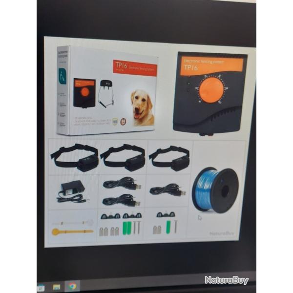 cl�ture anti fugue trois colliers