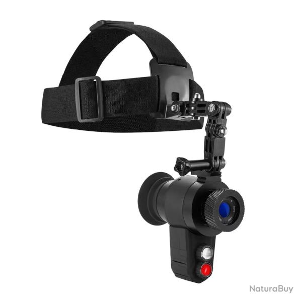 Monoculaire Vision Nocturne Num�rique 7X HD Mont� T�te IR 500m Capteur Sony Starlight Chasse Surveil