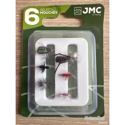 Kit de mouches jmc sélection tricolores (6 mouches) | Pacific Pêche