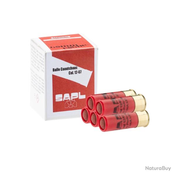 Cartouches Gomm-Cogne � balle caoutchouc Cal: 12/67 SAPL