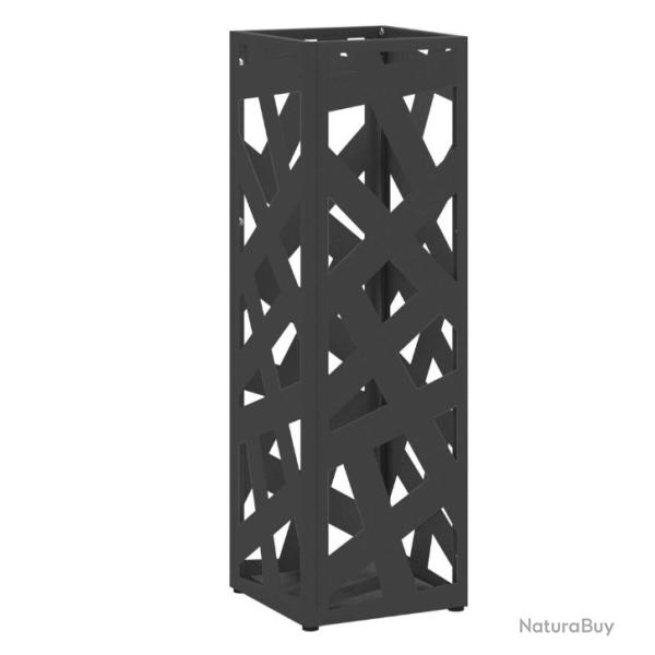 Porte-parapluie noir 155 x 155 x 49 cm acier rangement decoration interieur design