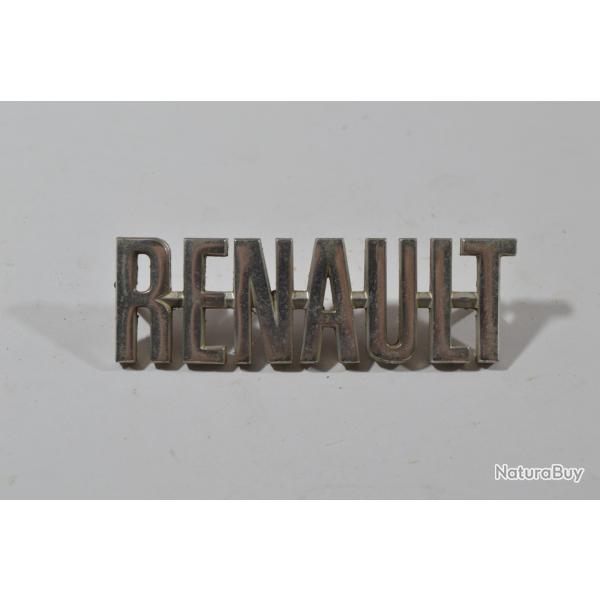 Insigne / Logo de v�hicule Ancien Voiture Renault Fran�ais Voiture  Monogramme 9 cm (20D)
