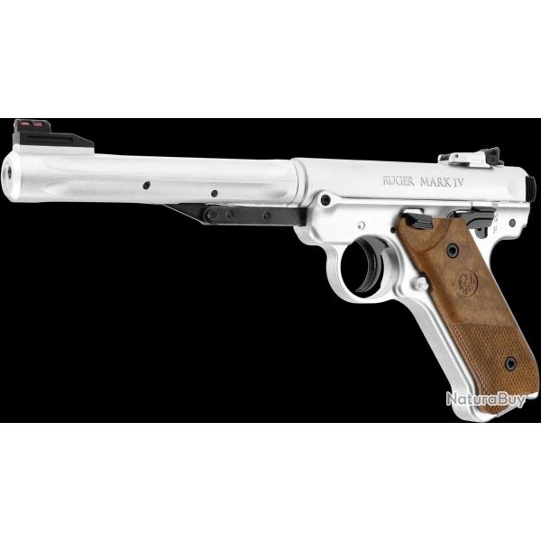 Pistolet Ruger MARK IV INOX cal.4,5mm 3j