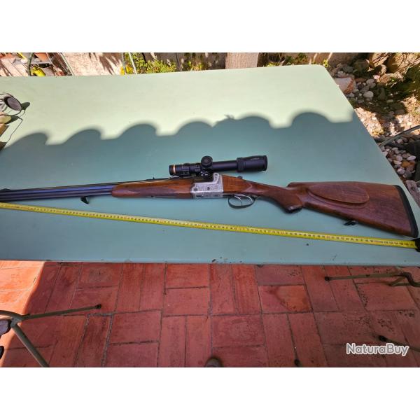 mixte Krieghoff combin 16X70 et 7X57 R et 222 RM