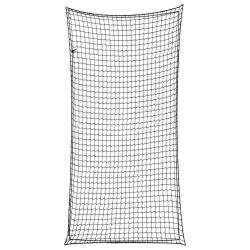 Filet pour remorque avec corde &eacute;lastique noir 7x3,5 m PP