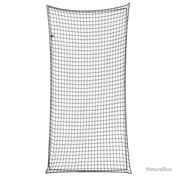 Filet pour remorque avec corde �lastique noir 7x3,5 m PP