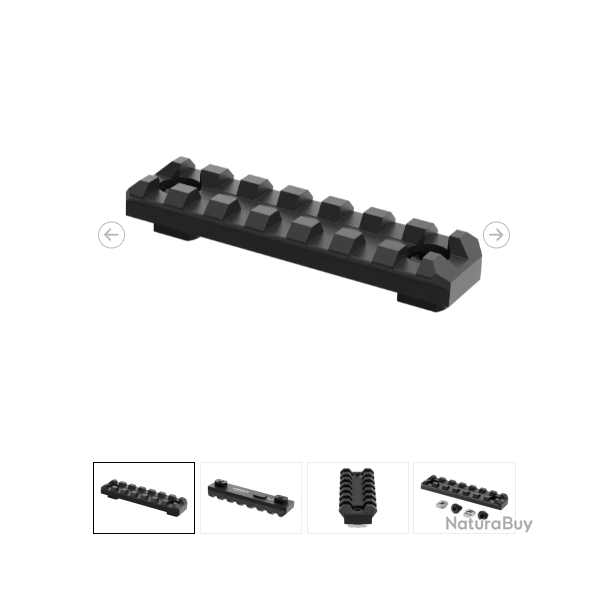 Rail aluminium CLAWGEAR M-LOK 7 Slots