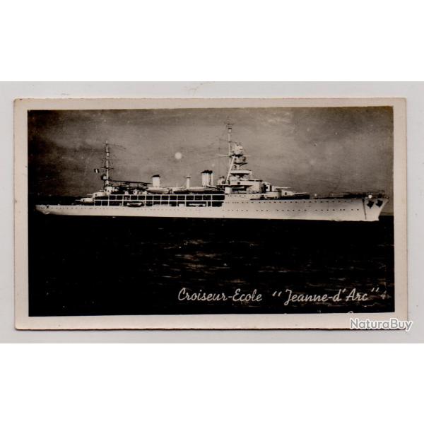 PHOTO  - Marine de Guerre - Croiseur  - Ecole " Jeanne dArc " N�1133