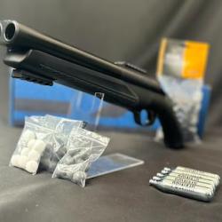 PACK D&eacute;couverte PR&Ecirc;T A TIRER  FUSIL T4E TS68 GEN2 CAL 68 - 16 J ( 100 +30 Munitions + 5 Co2 )