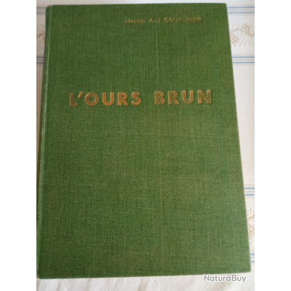 Livre Marcel Couturier L'ours brun 1954