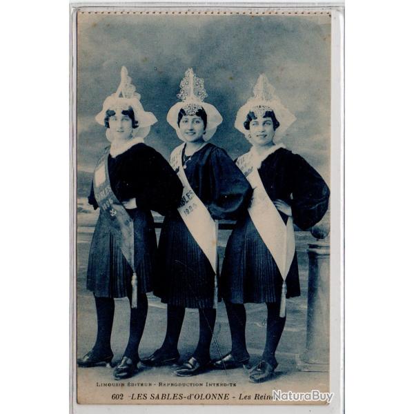 CPA - LES SABLES D'OLONNE. Les Reines N�9000