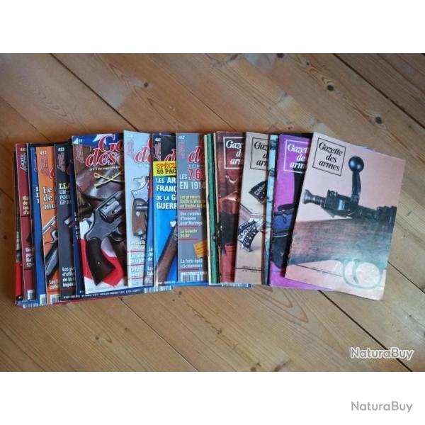 Lot de 10 Gazettes des Armes