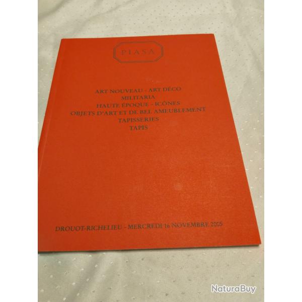 Catalogue salle des ventes Piasa Paris