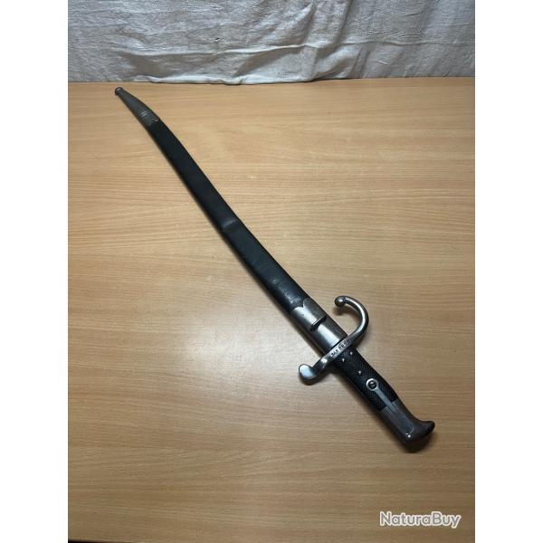 RARE  ba�onnette sabre danoise 1867