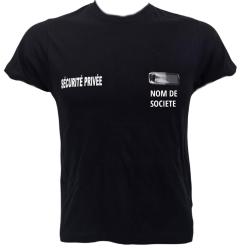 T shirt SECURITE PRIVEE + le nom de votre SOCIETE