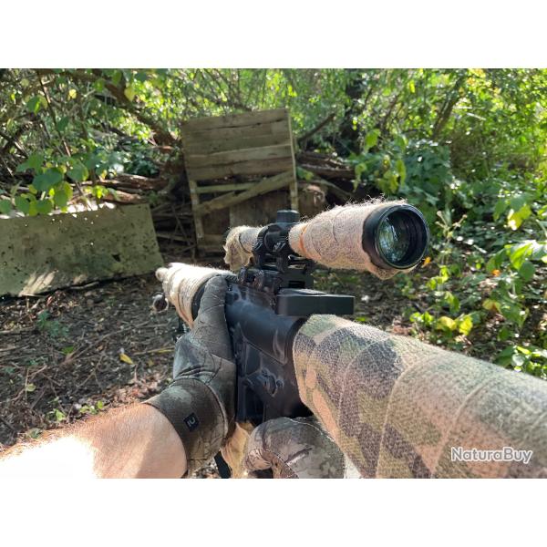 Carabine  plombs Crosman MTR 77 (CUSTOM) lunette + bipieds - 19,9 joules - Style M16 -