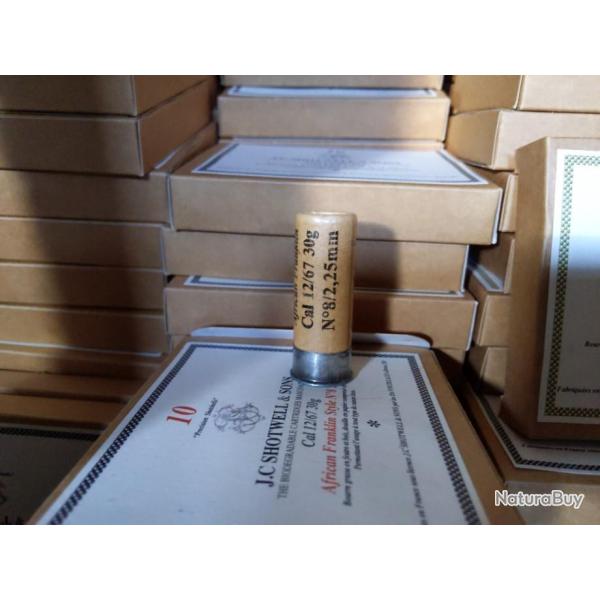 Cartouches de chasse  BIODEGRADABLES  par J.C SHOTWELL& SONS (Look Vintage)