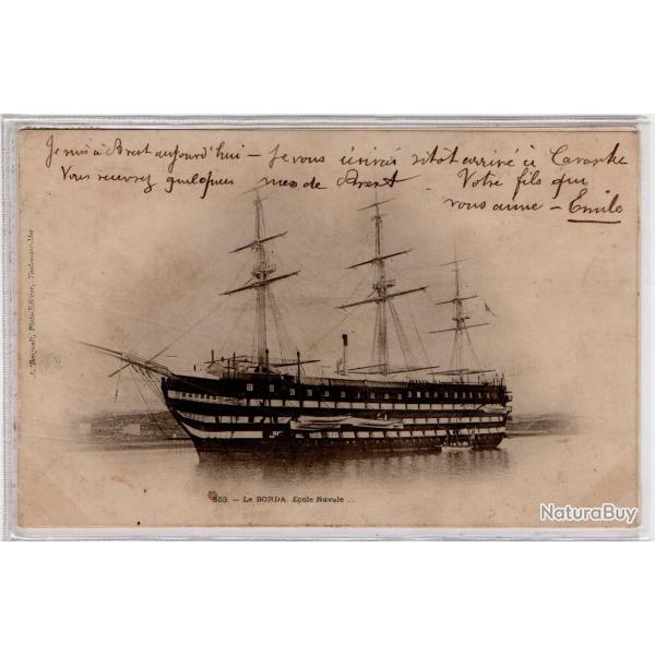 CPA -Marine de Guerre -  " BORDA " �cole navale N�1140