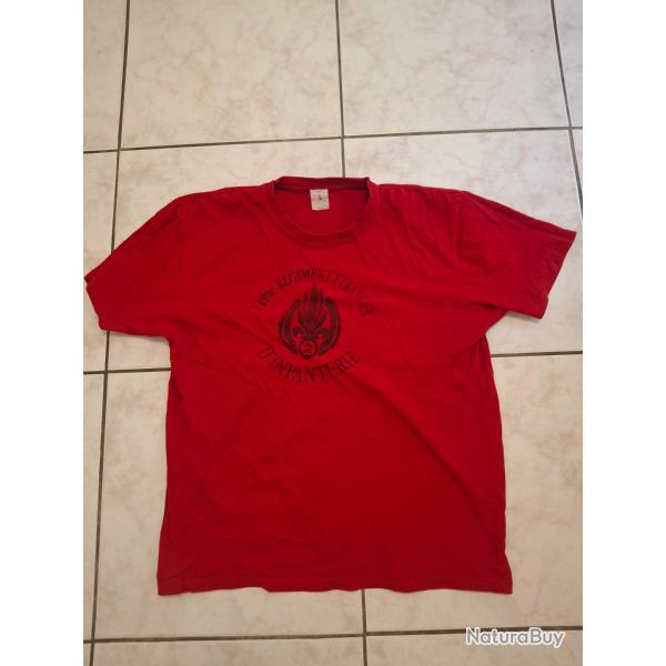 Tee shirt sport 2 regiment etranger d'infanterie taille L coton