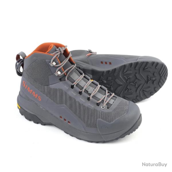 Chaussures SIMMS Flyweight Boot Caoutchouc Steel Grey 42 (9)