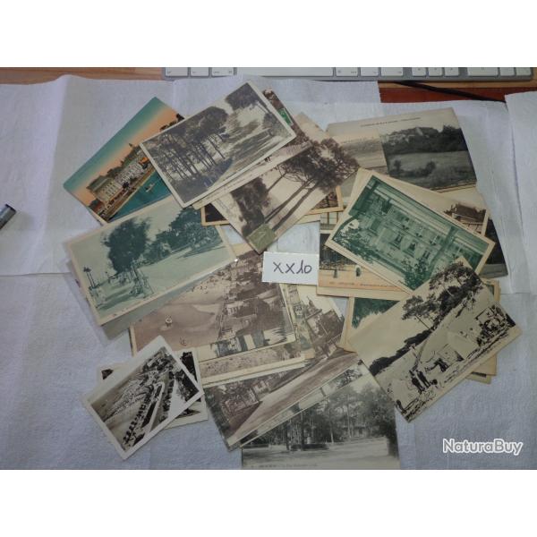 LOT DE 45 CARTES POSTALES ANCIENNES ECRITES DU BASSIN D'ARCACHON