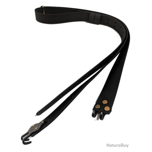 Bretelle 1907 en Comficord (Concurrent allemand de Biothane ) Noire 59"