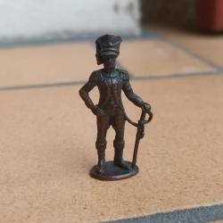 FIGURINE KINDER METAL SOLDAT OFFICIER PRUSSIEN