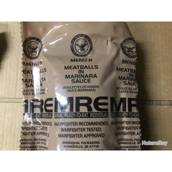 Carton de 5 Rations de combat am�ricaine DLC 05/27