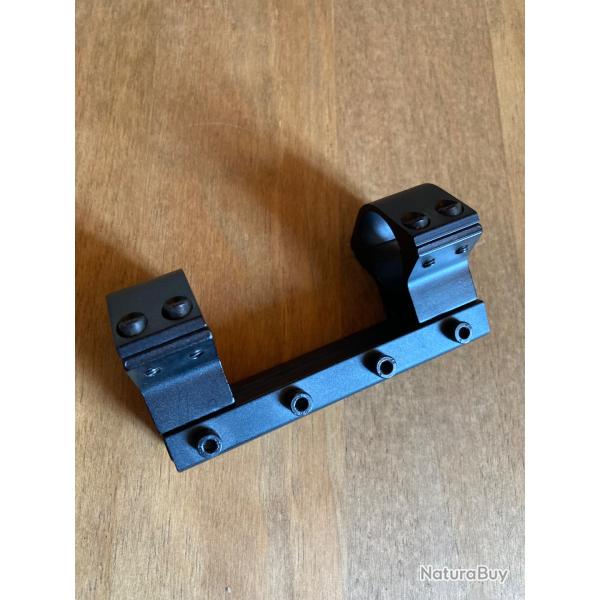 Montage monobloc rail 11mm/ diamtre 25,4mm carabine 22lr / air comprim 4,5mm 5,5mm