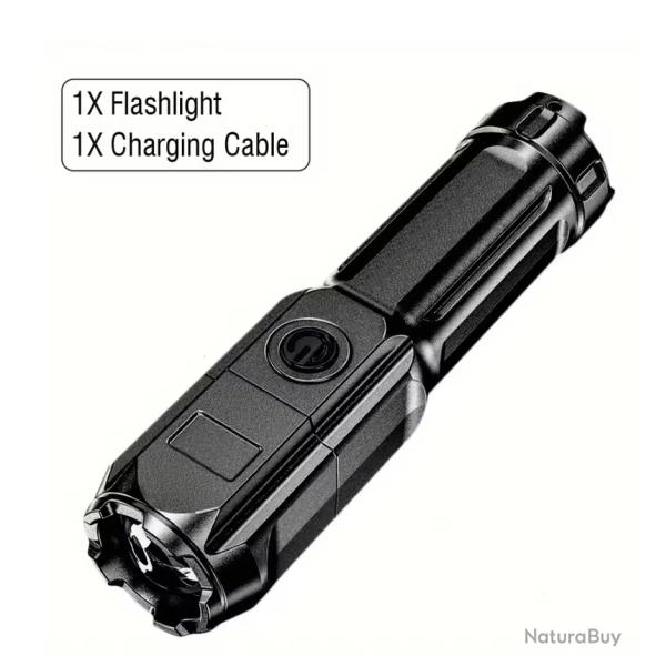 Lampe UV 395nm Rechargeable Dtection Dtection Urine Animaux, Punaises de Lit & Scorpions Zoomable