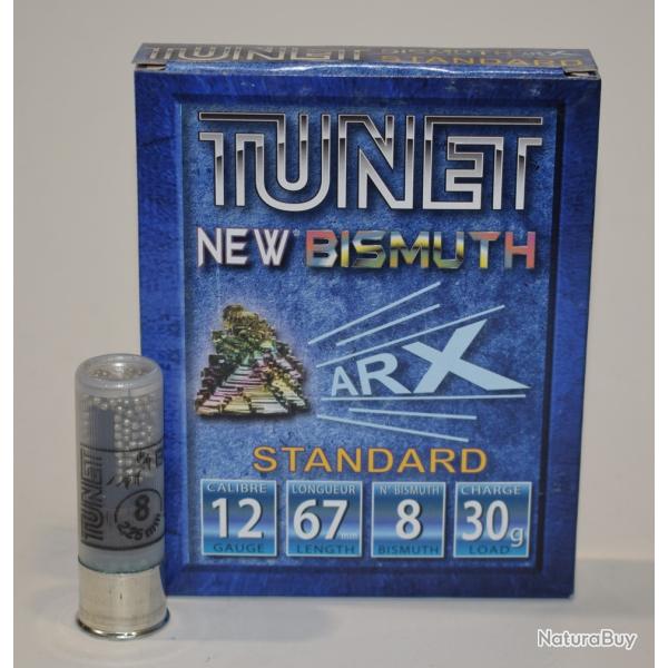 boite 10 cartouches calibre 12/67 Tunet Bismuth ARX numero 8