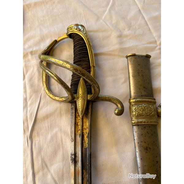 SABRE OFFICIER  CAVALERIE LEGERE PREMIER EMPIRE